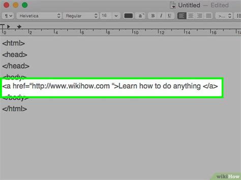 Como Adicionar Um Hiperlink Com Html 7 Passos