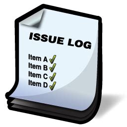 issue log icon