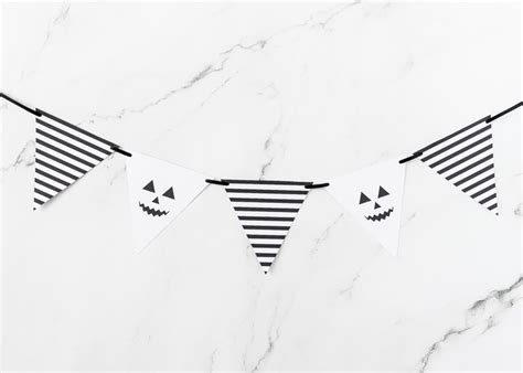 Printable Jack O Lantern Bunting The Balanced Place