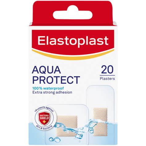 Elastoplast Aqua Protect Plasters 20 Pack Plaster Bandages