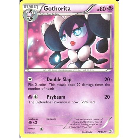 Pokemon Trading Card Game Gothorita Uncommon Bw Legendary