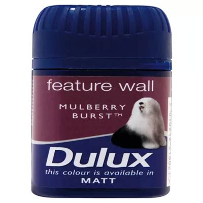 Buy Dulux Feature Wall Tester Mulberry Burst Ml From Our Emulsion