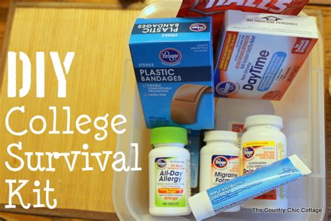 Diy College Survival Kit The Country Chic Cottage