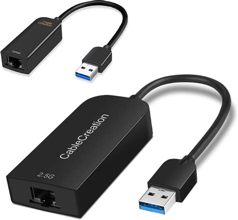 Buy CableCreation 2 5G Ethernet To USB Adapter 1Pack USB To Ethernet