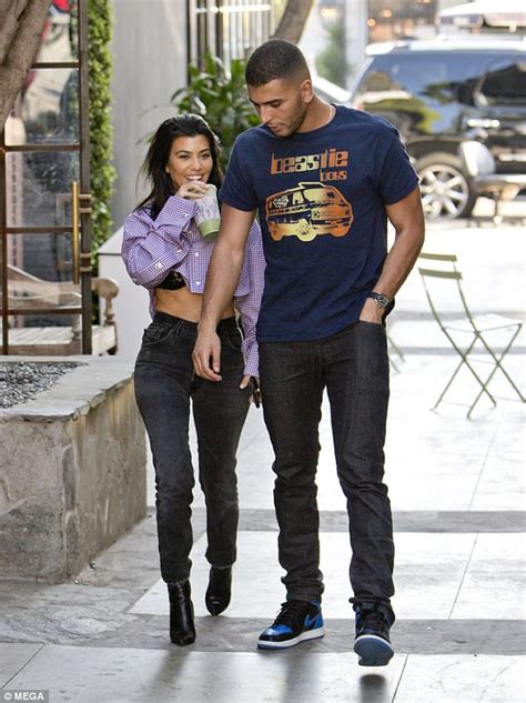 Kourtney Kardashian And Younes Bendjima Spotted Out In La Lipstick Alley