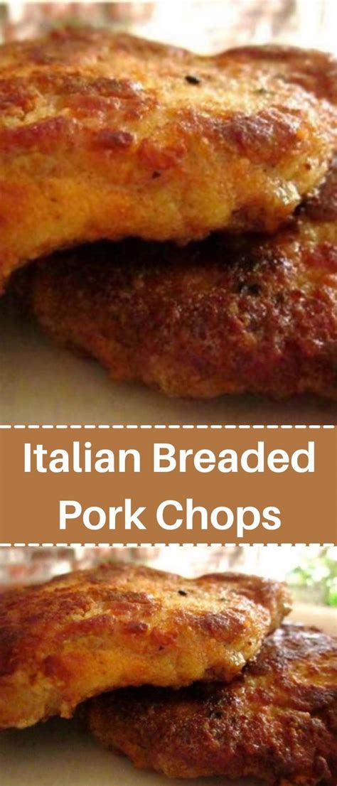 Italian Breaded Pork Chops