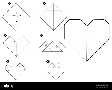 How To Make Origami Heart Step By Step