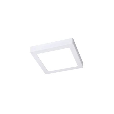 Empotrable Led W Superficie Cuadrado Blanco Temperatura Regulable