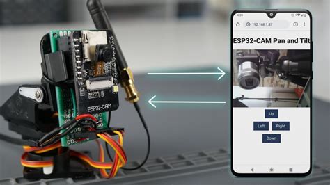 Esp32 Cam使用舵机控制旋转 视频流网络服务器（2 轴） 趣讨教