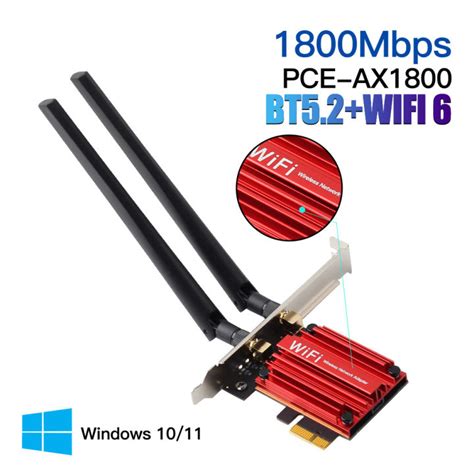 Mbps Wifi Pci Express Wireless Adapter Bluetooth Dual Band