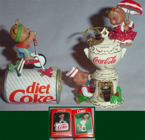 COCA COLA 1992 CHRISTMAS TRIMMIN 1996 CENTURY OF GOOD TASTE