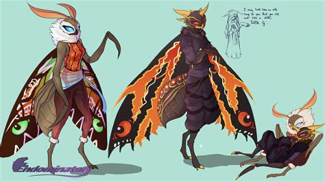 Mothra X Battra Anthro By Endominator On Deviantart