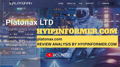 Platonax Review Analysis By Hyipinformer Youtube