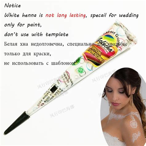 Golecha Black Brown Red White Henna Cones Indian Henna Tattoo Paste For