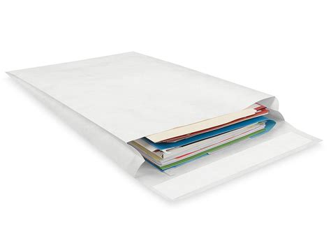 Tyvek® Self-Seal Open End Expandable Envelopes - 12 x 16 x 2" S-5620 - Uline