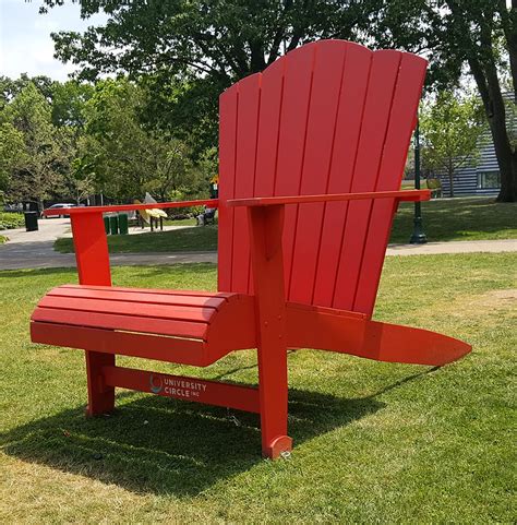 Big Red Chair Ohio Outdoor Sculpture