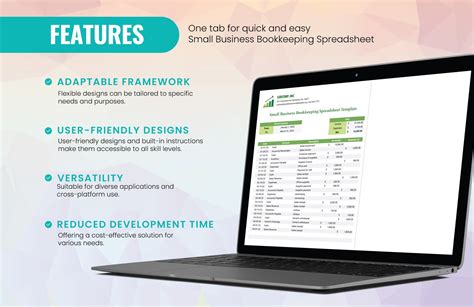 Small Business Bookkeeping Spreadsheet Template in Excel, Google Sheets ...