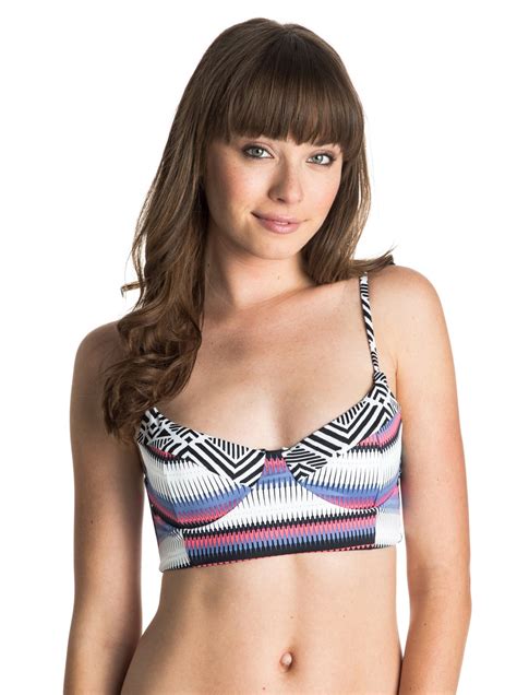 Livin Free Underwire Bandeau Bikini Top ARJX303189 Roxy