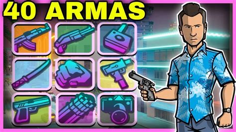 Donde encontrar TODAS las ARMAS de GTA Vice City Ubicación de Armas