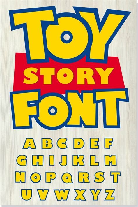 Toy Story Font Svg Toy Story Font Otf Toy Story Logo Svg Png Original