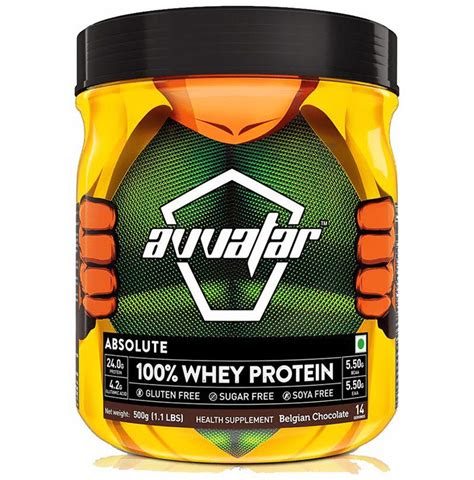 Avvatar Absolute Whey Protein Belgian Chocolate Buy Jar Of