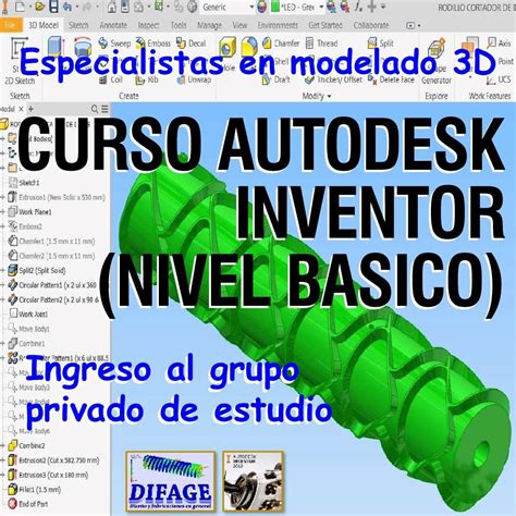 CURSO AUTODESK INVENTOR 2020 NIVEL BASICO César Espinoza Abanto