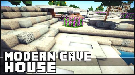 Minecraft Epic Modern Cave House Youtube