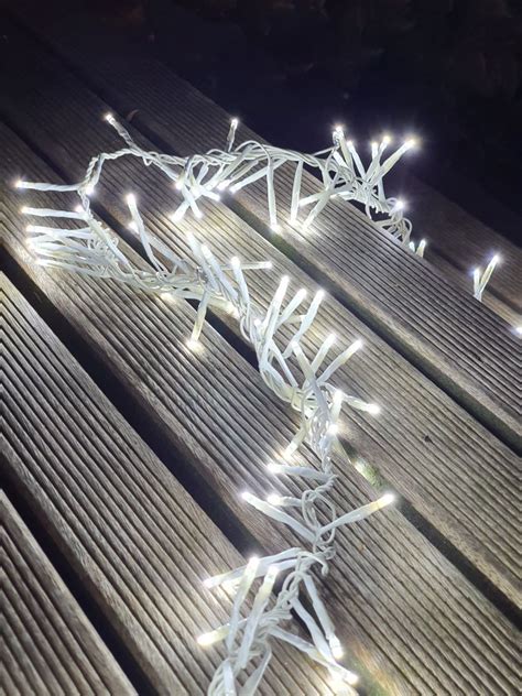 Outdoor Led Lichterkette Wei Es Kabel Leds M