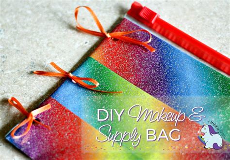 Easy Magical DIY Makeup Bag or Binder Supply Bag for Back to School Fun