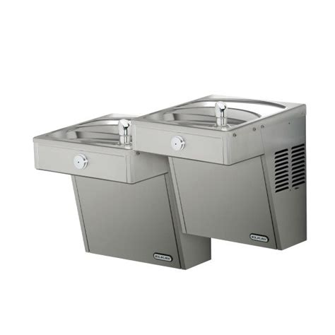 Elkay Vrctlr8sc Cooler Wall Mount Bi Level Reverse Ada Vandal Resistant Non Filtered 8 Gph