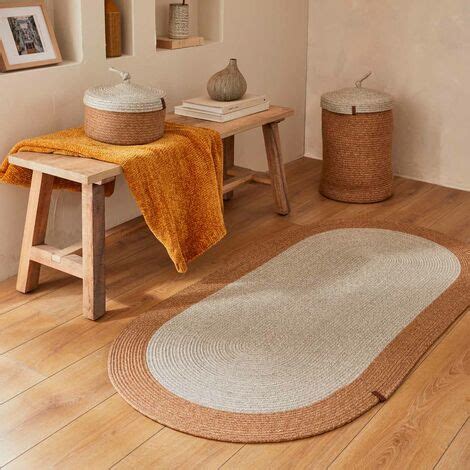 Tapis intérieur extérieur effet jute Lima 4503 120 x 180 cm