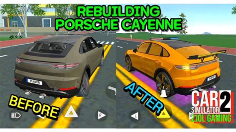 Before And After Rebuilding The Porsche Cayenne Car Simulator 2 Youtube