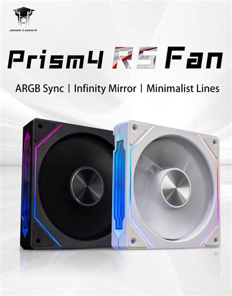 Jungle Leopard Prism 4RS ARGB CPU Fan 120mm Infinity Mirror PC Fan 5V