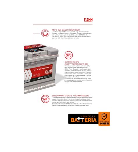 BATTERIA AUTO 71Ah FIAMM L3B 71P TITANIUM PRO 680A Cm 27 8x17 5x17 5