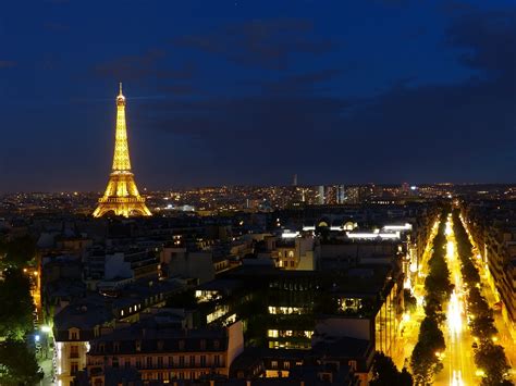 Torre Eiffel Noche París Foto Gratis En Pixabay Pixabay