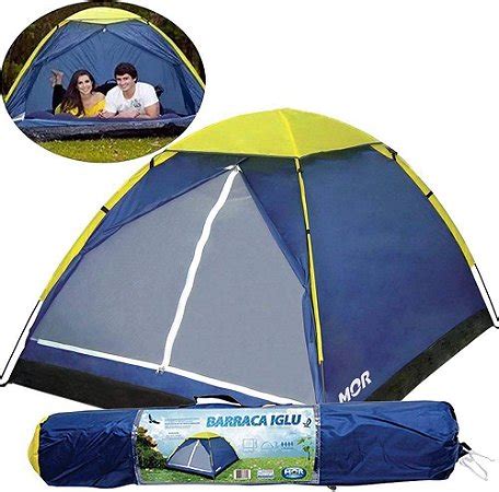 Barraca Camping Tenda Iglu 2 Pessoas Mor Acampamento Praia Avanci Brasil