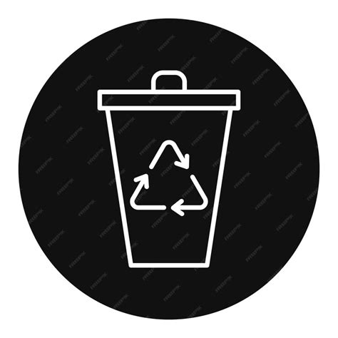 Premium Vector Recycling Bin Vector Illustration