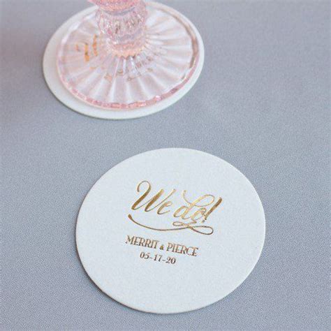 Personalized Paper Coasters | Wedding favors fall, Creative wedding ...