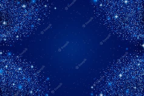 Free Vector | Realistic navy blue glitter background