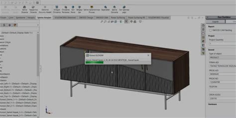 SWOOD 3D Mobilya Tasarım ve Üretim Programı CAD CAM Nesting TEKYAZ