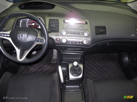 2006 Honda Civic Si Coupe Black Dashboard Photo #69139727 | GTCarLot.com