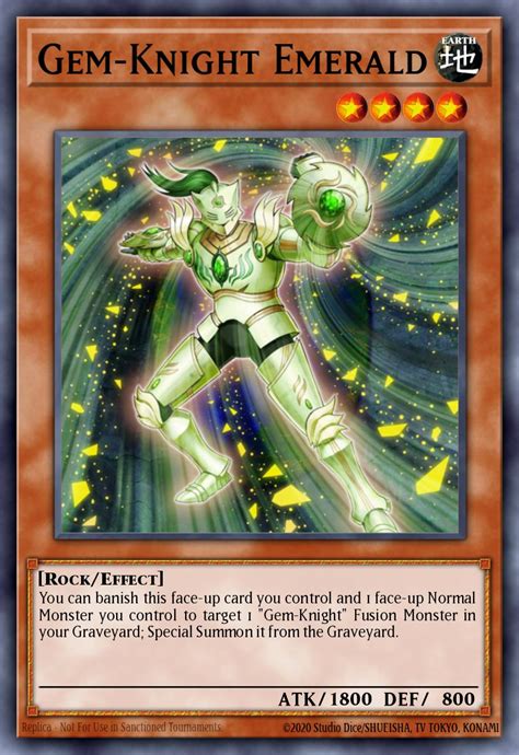 Gem Knight Emerald Yu Gi Oh Card Database Ygoprodeck