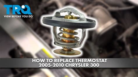 How To Replace Thermostat Chrysler Youtube