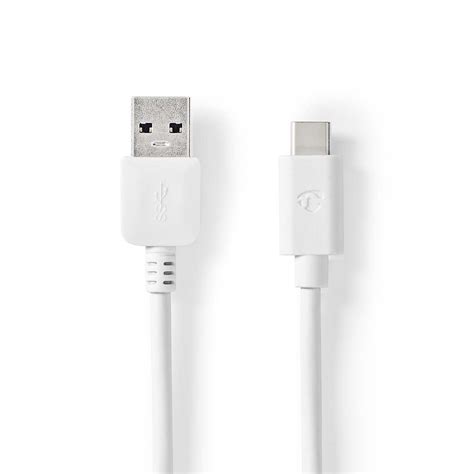 Usb Kaapeli Usb Usb A Uros Usb Type C Uros Niklattu 1 00 M Pvc