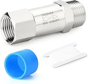 Amazon TAISHER 1PCS 304 Stainless Steel 3 8 NPT Male X 3 8 NPT