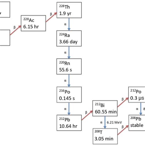 Diagram of 230 Th decay chain. | Download Scientific Diagram