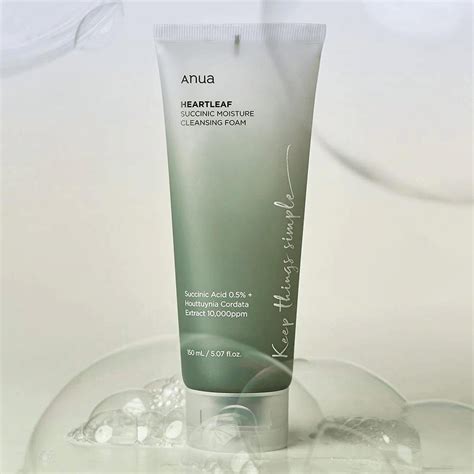 Anua Heartleaf Succinic Moisture Cleansing Foam Ml Cosmet