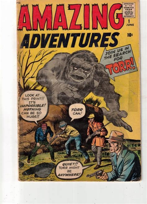 Amazing Adventures 1 1961 Wow Jack Kirby Steve Ditko Super Rare 1st