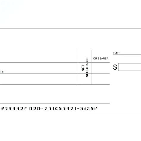 Large Blank Cheque Template 6 Templates Example Templates Example