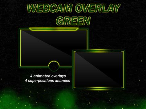 Webcam Animated Overlay GREEN - Etsy